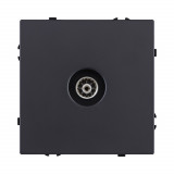 Розетка спутниковая SAT Kollinger Eclipse EC-021BK, черный матовый