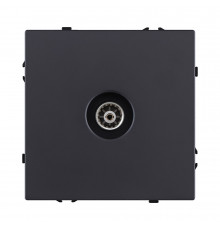 Розетка спутниковая SAT Kollinger Eclipse EC-021BK, черный матовый