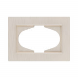 Рамка для двойной розетки Kollinger Eleganz Plex EP120GD, золотой