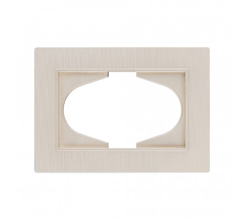 Рамка для двойной розетки Kollinger Eleganz Plex EP120GD, золотой