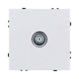 Розетка TV Kollinger Eclipse EC-020WG, белый глянцевый