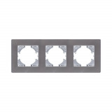 Рамка 3-постовая Kollinger Eleganz Acryl EA3GY, серый