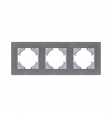 Рамка 3-постовая Kollinger Eleganz Acryl EA3GY, серый