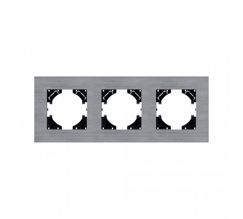 Рамка 3-постовая Kollinger Reflex AL RA3GY, серый