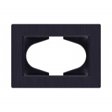 Рамка для двойной розетки Kollinger Eleganz Plex EP120BK, черный