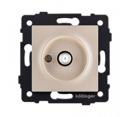 Розетка спутниковая SAT Kollinger REA-020GD, золотой