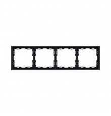 Рамка 4-постовая Kollinger Eclipse EC4BK, черный матовый