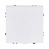 Розетка штепсельная SCHUKO 16A/250 В с крышкой Kollinger Eclipse EC-015WH, белый матовый