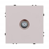 Розетка TV Kollinger Eclipse EC-020CM, кашемир матовый