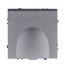 Розетка штепсельная SCHUKO 16A/250 В с крышкой Kollinger Eclipse EC-015GY, серый