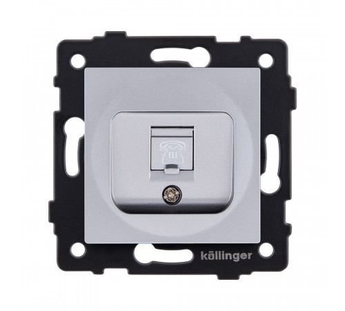 Розетка телефонная RJ11 Kollinger REA-009GY, серый