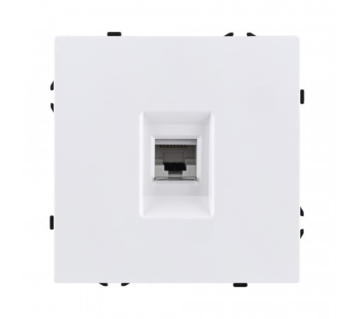 Розетка Ethernet RJ45 Cat.6 Kollinger Eclipse EC-017WH, белый матовый