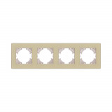 Рамка 4-постовая Kollinger Eleganz Acryl EA4GD, золотой