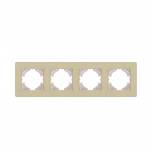 Рамка 4-постовая Kollinger Eleganz Acryl EA4GD, золотой