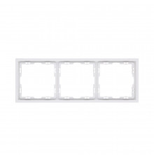 Рамка 3-постовая Kollinger Eclipse EC3WH, белый матовый