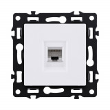 Розетка Ethernet RJ45 Cat.6 Kollinger Asthetik AS-017WH, белый