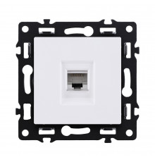 Розетка Ethernet RJ45 Cat.6 Kollinger Asthetik AS-017WH, белый
