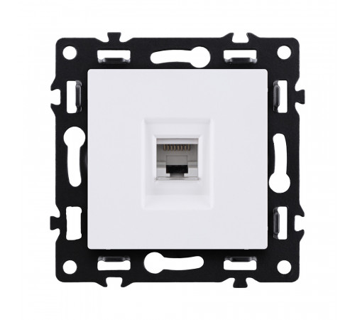 Розетка Ethernet RJ45 Cat.6 Kollinger Asthetik AS-017WH, белый