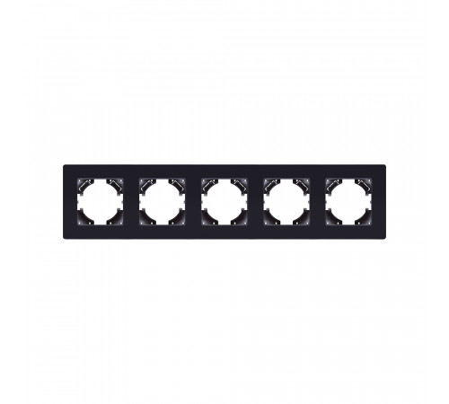 Рамка 5-постовая Kollinger Eleganz Acryl EA5BK, черный