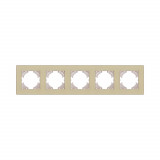Рамка 5-постовая Kollinger Eleganz Acryl EA5GD, золотой