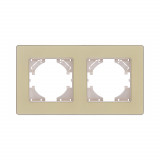 Рамка 2-постовая Kollinger Eleganz Acryl EA2GD, золотой