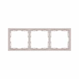 Рамка 3-постовая Kollinger Eclipse EC3CM, кашемир матовый