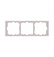 Рамка 3-постовая Kollinger Eclipse EC3CM, кашемир матовый