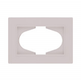 Рамка для двойной розетки Kollinger Eleganz Plex EP120CM, кашемир матовый