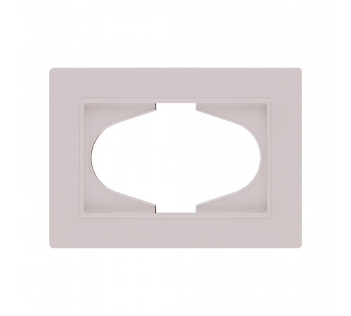 Рамка для двойной розетки Kollinger Eleganz Plex EP120CM, кашемир матовый