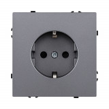 Розетка штепсельная SCHUKO 16A/250 В Kollinger Eclipse EC-014GY, серый