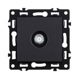 Розетка TV Kollinger Asthetik AS-020BK, черный