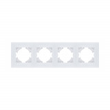Рамка 4-постовая, стекло Kollinger Reflex MG RM4WH, белый