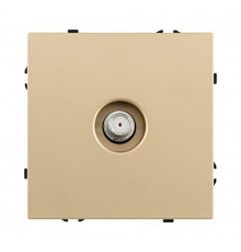 Розетка TV Kollinger Eclipse EC-020GD, золотой
