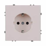 Розетка штепсельная SCHUKO 16A/250 В Kollinger Eclipse EC-014CM, кашемир матовый