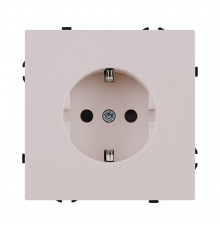 Розетка штепсельная SCHUKO 16A/250 В Kollinger Eclipse EC-014CM, кашемир матовый