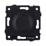 Светорегулятор для светодиодных ламп, проходной, 500W Kollinger REA-048BM, черный матовый