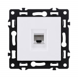 Розетка телефонная RJ11 Kollinger Asthetik AS-019WH, белый