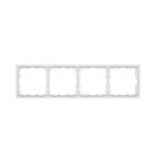 Рамка 4-постовая Kollinger Eclipse EC4WH, белый матовый