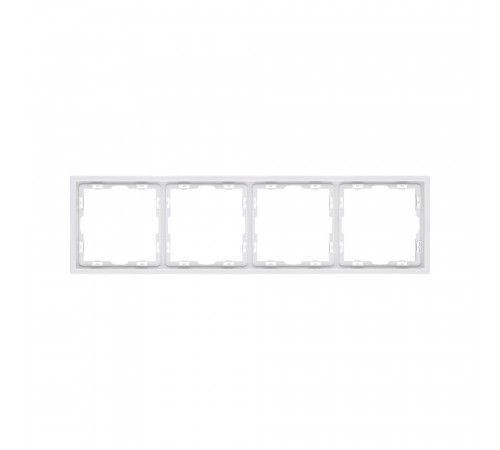 Рамка 4-постовая Kollinger Eclipse EC4WH, белый матовый