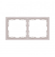 Рамка 2-постовая Kollinger Eclipse EC2CM, кашемир матовый