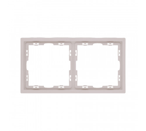 Рамка 2-постовая Kollinger Eclipse EC2CM, кашемир матовый