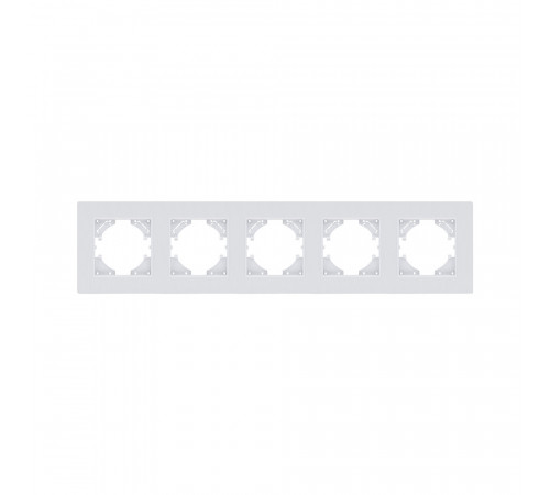 Рамка 5-постовая Kollinger Eleganz Plex EP5WH, белый