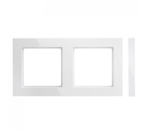 Рамка 2 поста LAVERO Classic 1010100142, Белый
