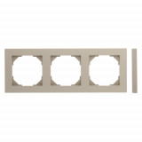 Рамка 3 поста LAVERO Classic 1013300143, Кремовый матовый