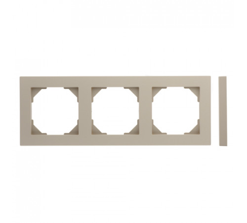 Рамка 3 поста LAVERO Classic 1013300143, Кремовый матовый