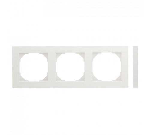 Рамка 3 поста LAVERO Classic 1013100143, Белый матовый