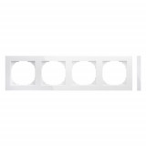 Рамка 4 поста LAVERO Classic 1010100144, Белый