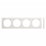 Рамка 4 поста LAVERO Classic 1013100144, Белый матовый