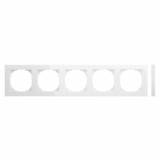 Рамка 5 постов LAVERO Classic 1010100145, Белый