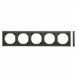Рамка 5 постов LAVERO Classic 1013500145, Шоколад матовый